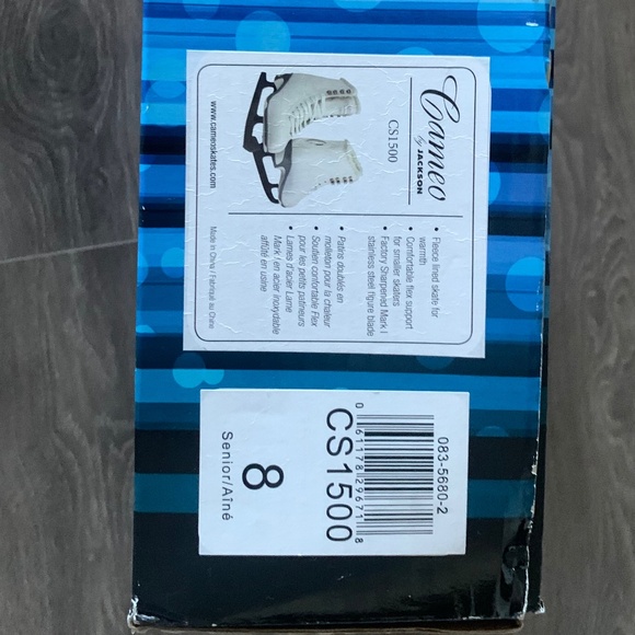 Fleece lined skates cameo by Jackson 9 2/3 size 8 - Picture 4 of 4